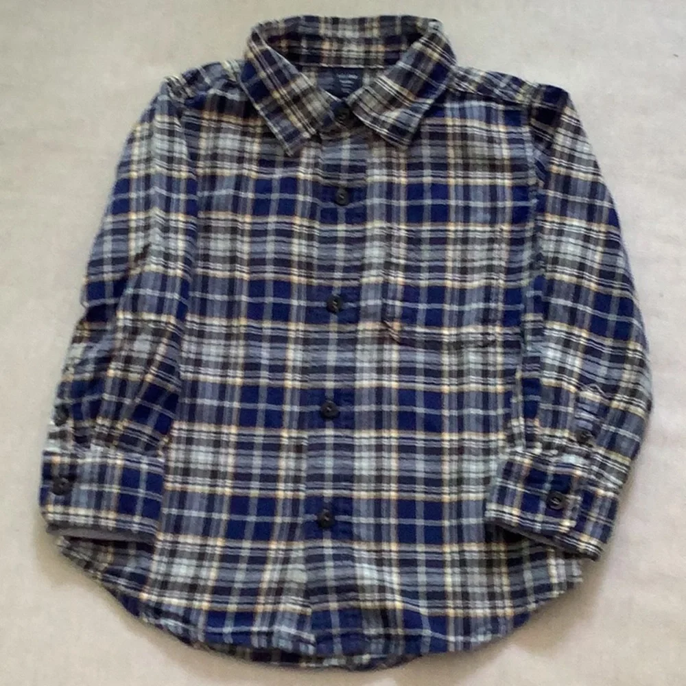 Gap  - Top - Shirt - Size 2T - Plaid - 100% Cotton